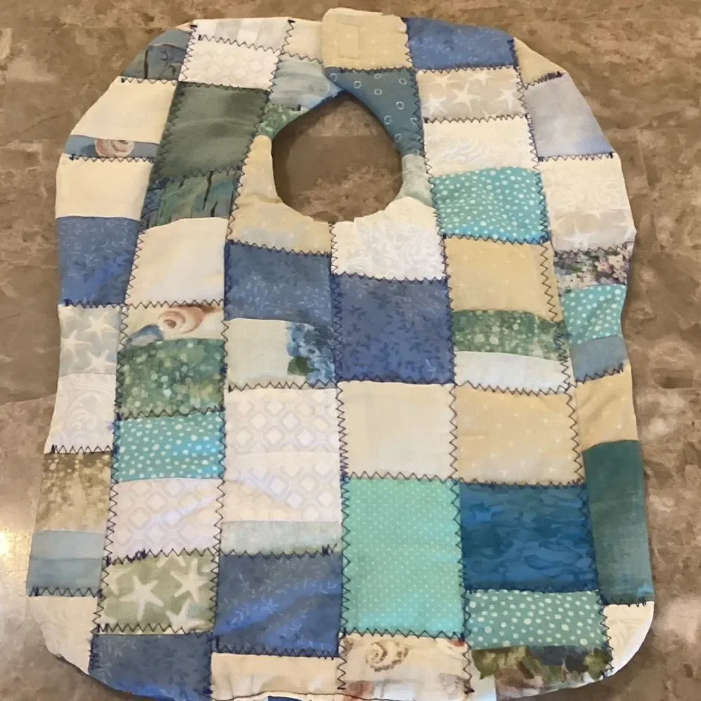 NWOT. Hand Crafted Quilted Reversible Baby Bib. $12 ea or 3/$25